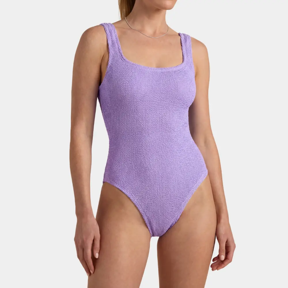 One Size Crinkle Swimsuit, Maternity & Postpartum - Lavender Haze