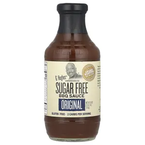 G Hughes Sugar Free BBQ Sauce, Original, 18 oz (510 g)