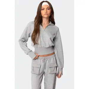 Bailey French Terry Quarter Zip Top