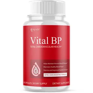 (1 Pack) Vital BP Advanced Blood Support Vitamin Formula VitalBP 60 Capsules