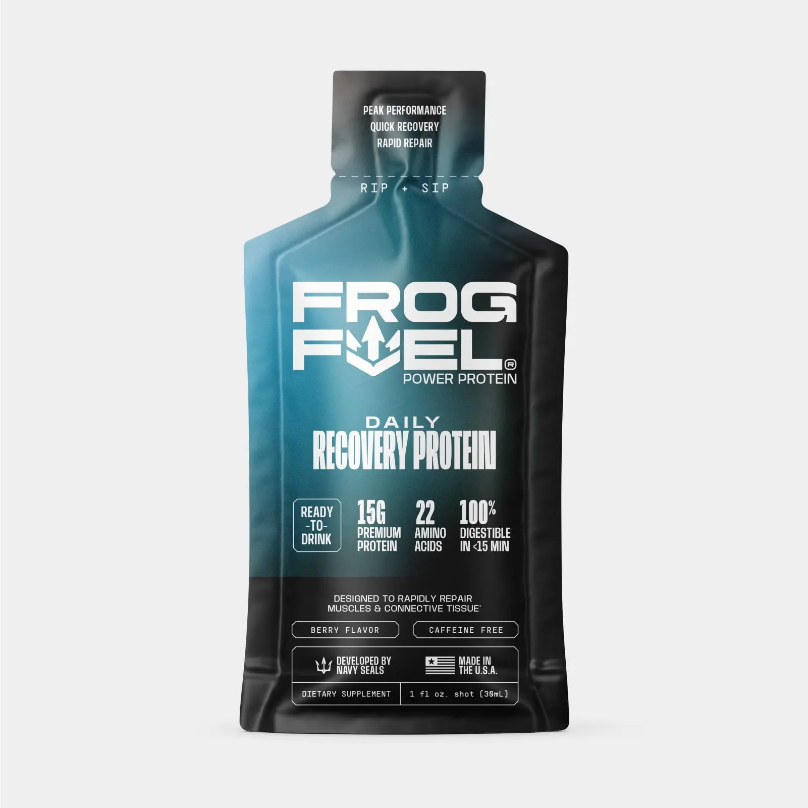 Frog Fuel Power Protein - Daily Recovery Protein Shot - Total Body Recovery Protein