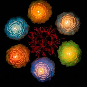 [Wildry] Glowing Floral Massage Candle | 42°C Warm Peelable Wax | Intimate Couples Gift | Dark Romantic Decor