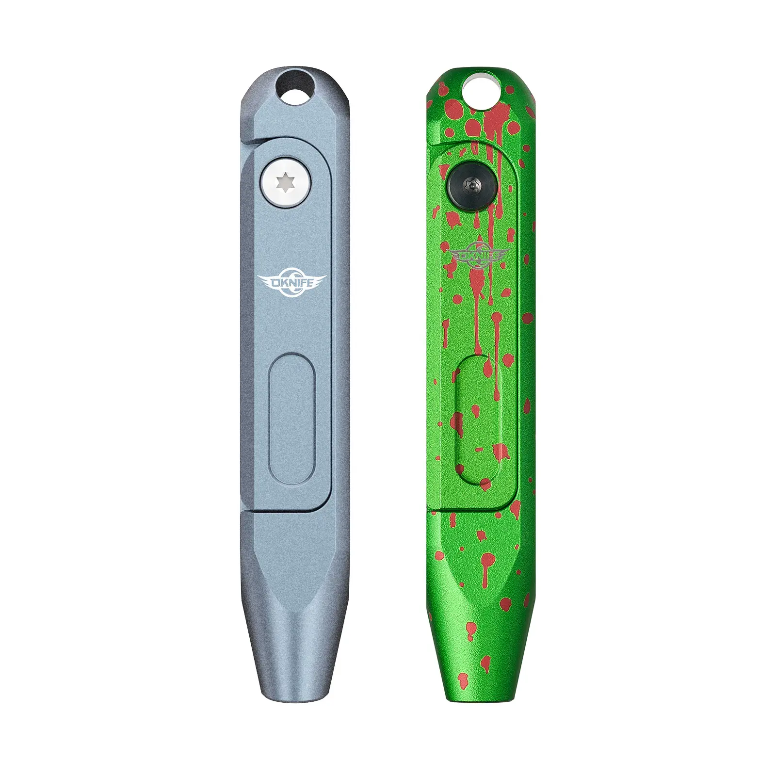 OKNIFE Otacle D1 Small EDC Multi-Bit Pocket Screwdriver, 9-in-1 Mini Precision Set with S2 Steel Magnetic Bits, Titanium Alloy & Aluminum Build, Compact Multi-Tool Screwdriver Sets, Magnetic Holders for Work/Daily Use, Tools and Gadgets, Mini Useful Items