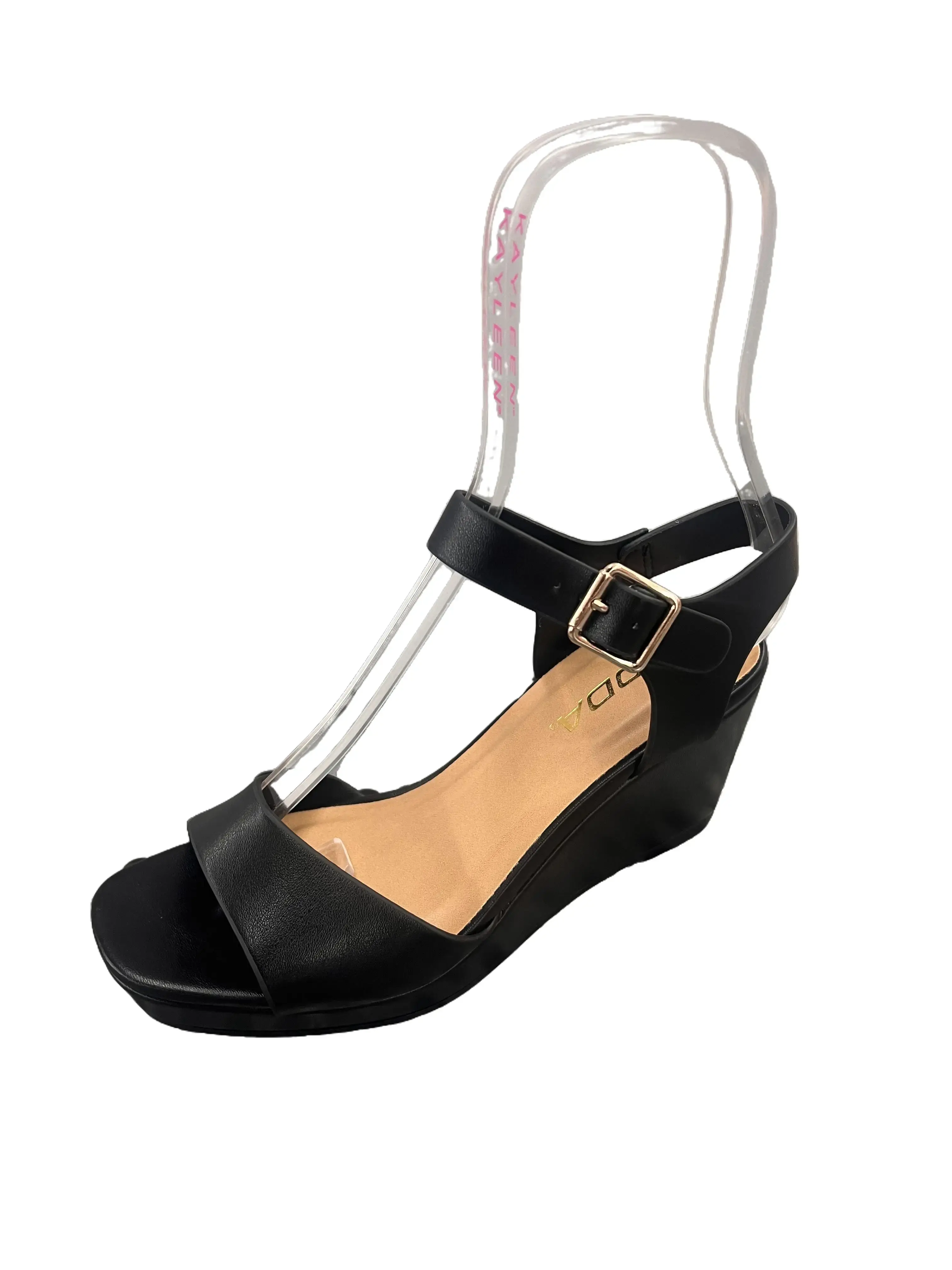 WOMENS SIMPLE  SHORT  WEDGE HEEL KATE-S