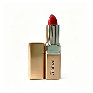 Glamza Red Matte Lipstick, Silky Velvet Finish, Soft Smooth Texture, High Impact Lip Color, Lightweight Formula with Vitamin E