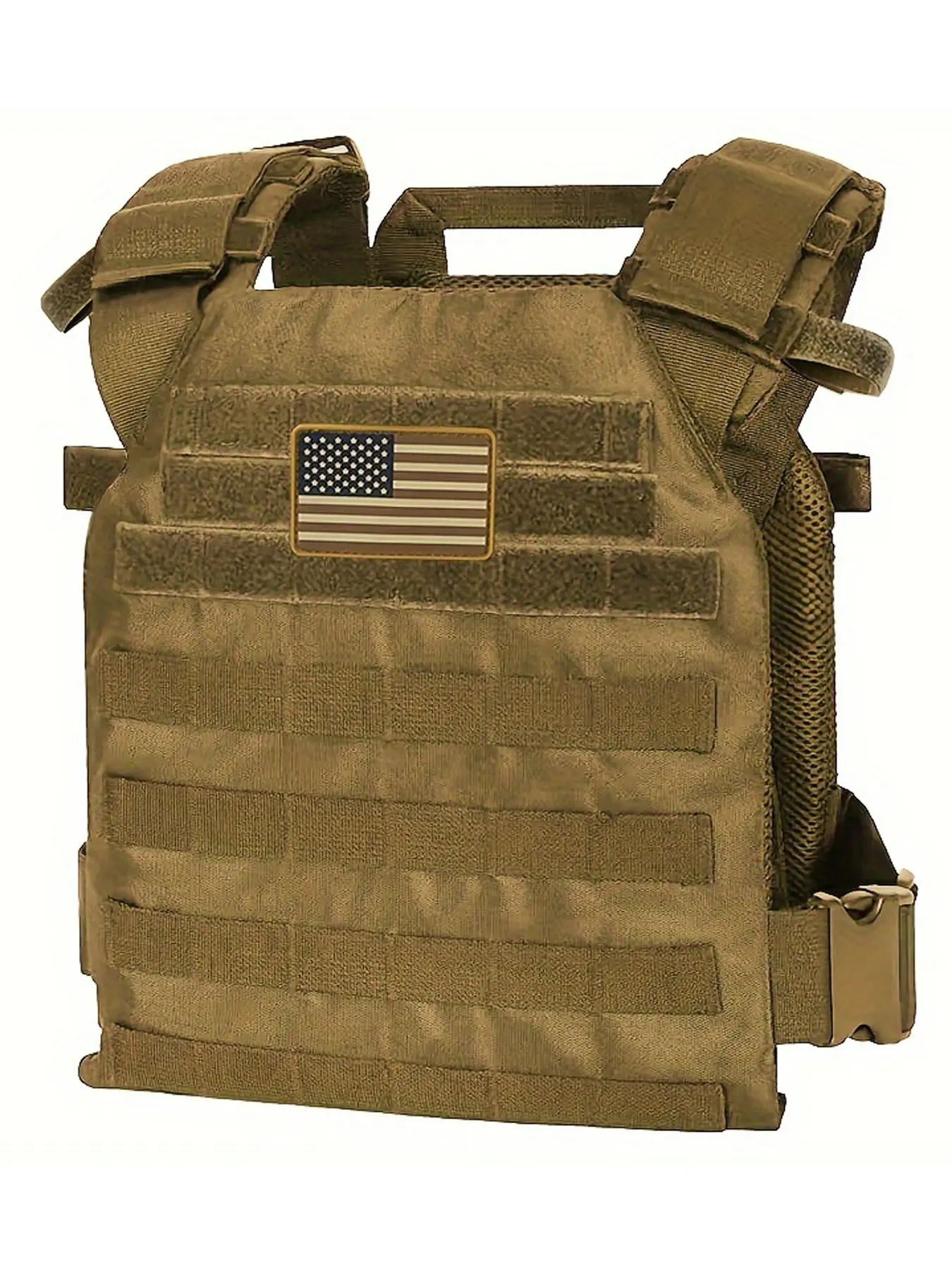 Lightweight Adjustable Vest, Training Outdoor vest for Outdoor Sports, Fashion Vest Bag for Daily Used Coyote, Tactical Lightweight Vest Gear