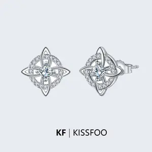 KISSFOO Celtic Knot Witch Knot Earrings Unisex Protective Accessories for Piercing Ears