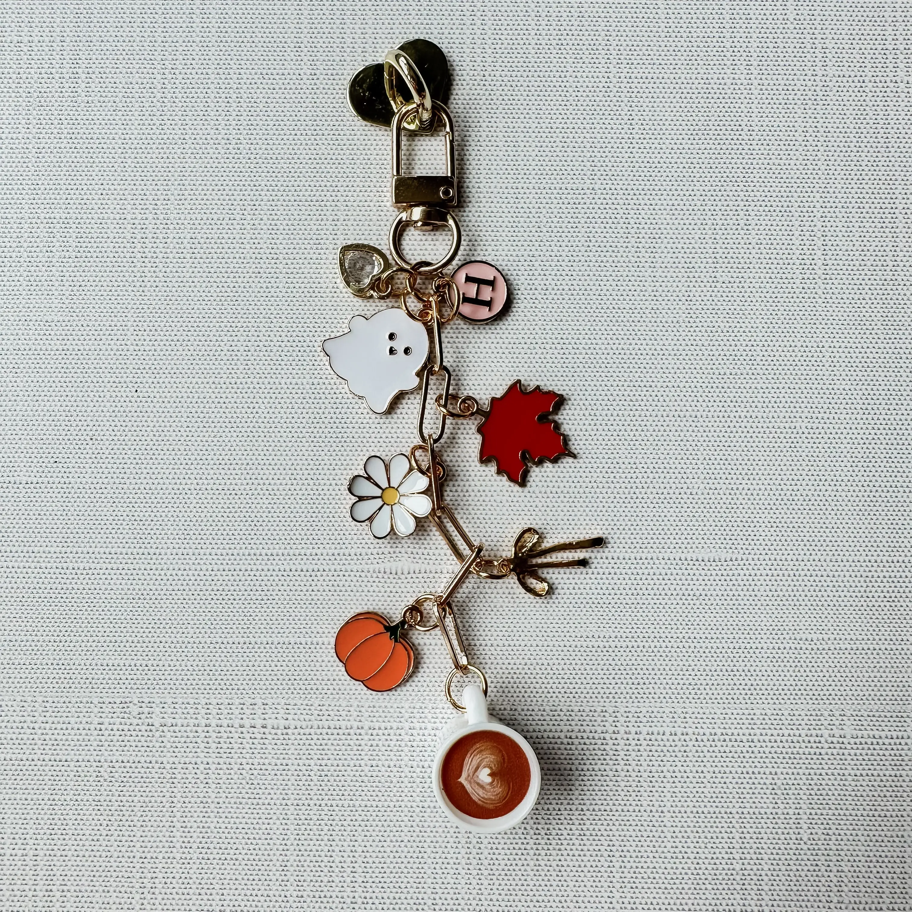 Fall Dreams E-reader Clip-On Dangling Accessory Chain for Kindle, Tablet, Planner