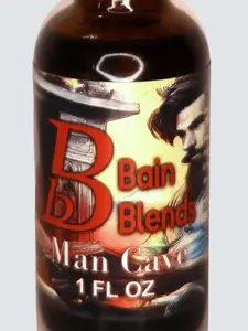 Men's beard oil, 1 oz. Man Cave, Vanilla, Sandalwood, and Cavendish Hair Care Scented