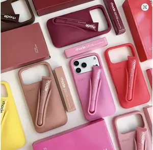 Rhode Soft Silicone iPhone Case with Lip Gloss Slot – Everyday Protective Design for iPhone 11–17