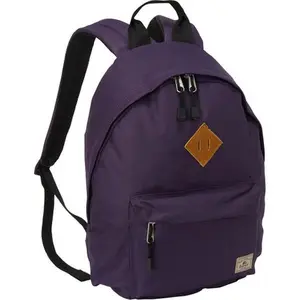 212 MAIN Everest 1045RN-EGP Vintage Stylish Casual Daypack - Eggplant, with Front Pocket, Hidden Zipper, Mesh Straps and Functional Pockets
