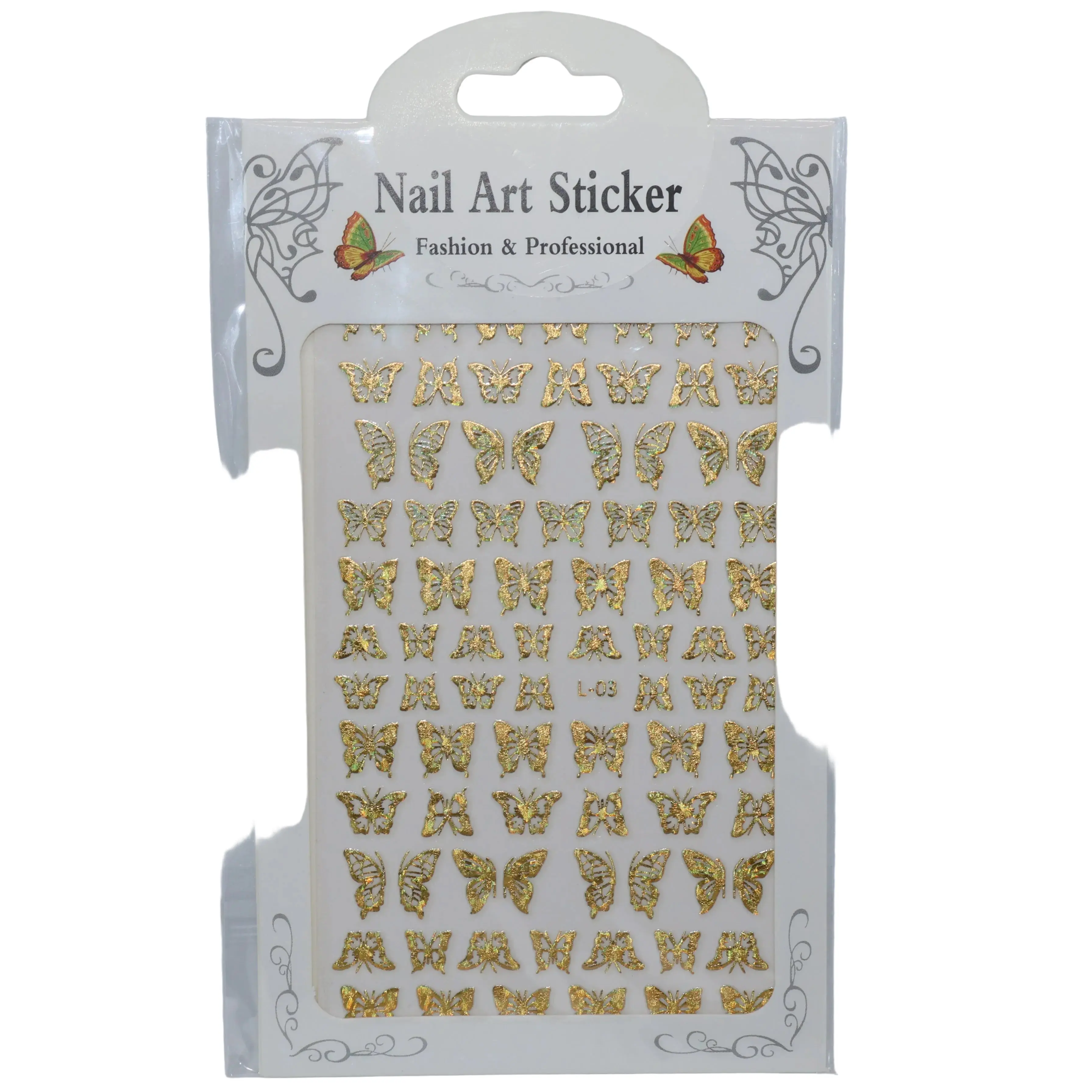 Small Gold Butterly Stickers