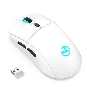 Wireless 2.4g Mouse with 650 mah Battery, Optical Movement Detection, Right Hand Orientation, Suitable for PC Laptop MAC Gaming Office Use