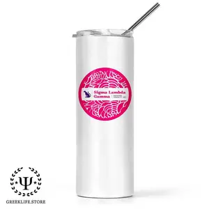 Sigma Lambda Gamma Stainless Steel Skinny Tumbler 20 OZ