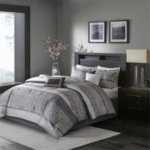 212 MAIN Queen Size 7-Piece Jacquard Weave Comforter Bed Set - Multi-Color Reptile & Amphibian Decorations for Fresh Bedroom Updates, Bed Sets