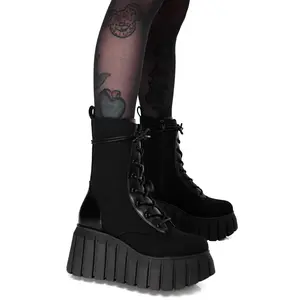 Max Platform Boots - Canvas
