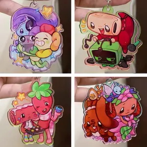 Dandy's World Keychains (18 Options), Dandys World Main Character Roblox Keyrings, Dandys World Character Unique Keychains for Personal Style, Cute Keychains for Bags and Keys, Durable, Lightweight and Perfect for Personal Style, Collecting and Gifting