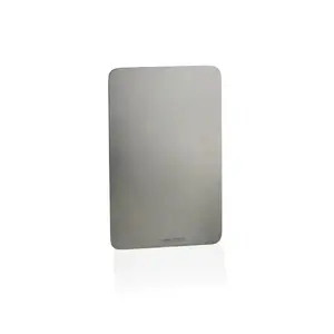 Medium Stainless Steel Makeup Mixing Palette