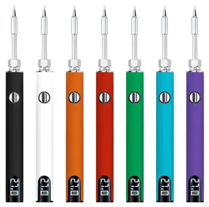 510 Portable USB Soldering Iron| 650mAh Rechargeable Digital Display Welding Pen| Adjustable Temp for Electronics Repair & DIY components | Professional Soldering Pen fathersdaygift