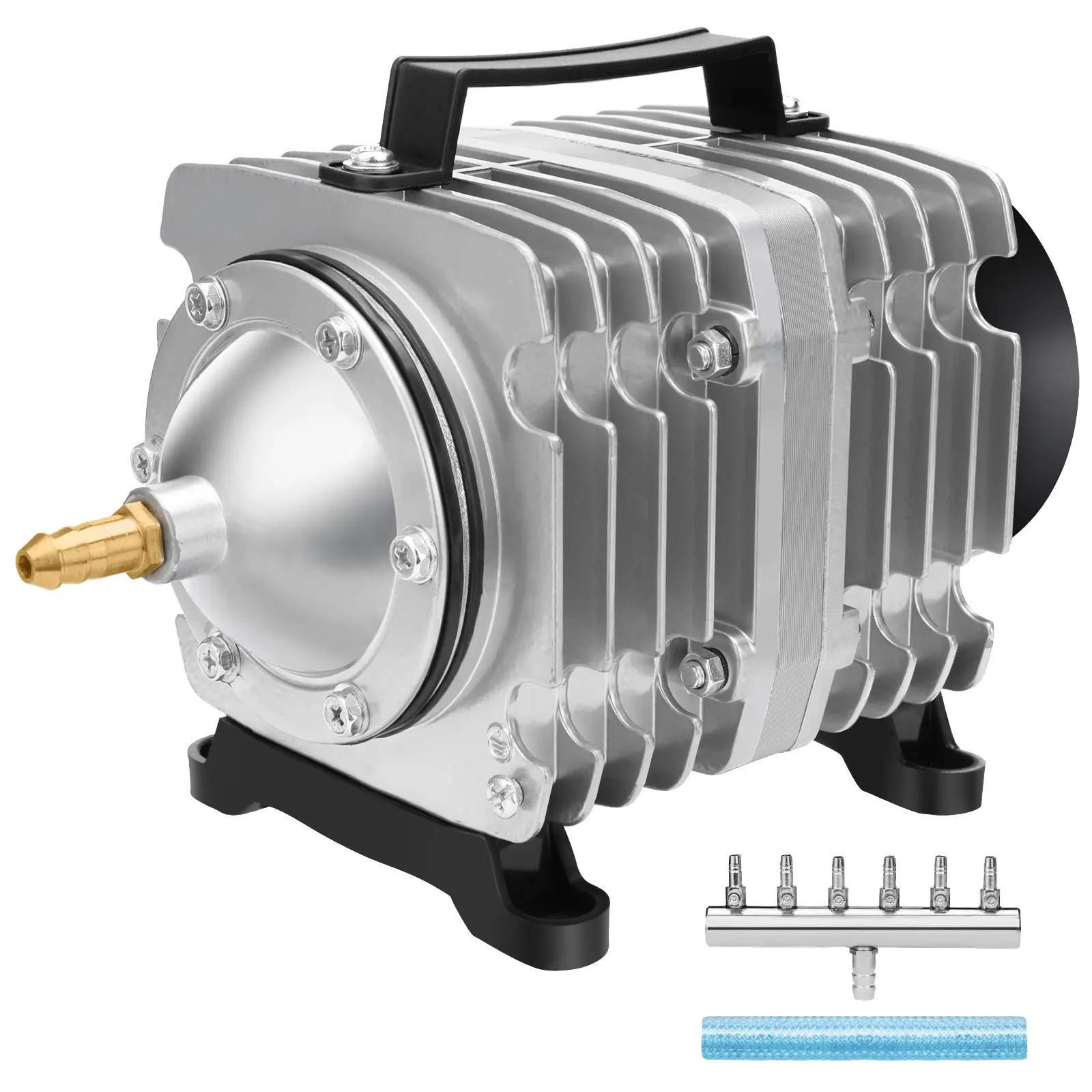 AquaMiracle Aquarium Air Pump Commercial Air Pump 600/1000/1200/1750GPH, 18W/35W/58W/120W Air Pump for Fish Tank, Hydroponic Air Pump, Fish Tank Air Pump Bubbler Pond Aerator Aquatic Oxygenation