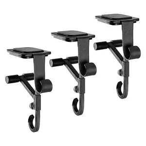 Mantle Garland Hanger, 2-in-1 Fireplace Stocking and Garland Hanger, 3PCS Adjustable Garland Hangers for Fireplace, Mantle Hanger with Dual Hooks, for Christmas Stocking