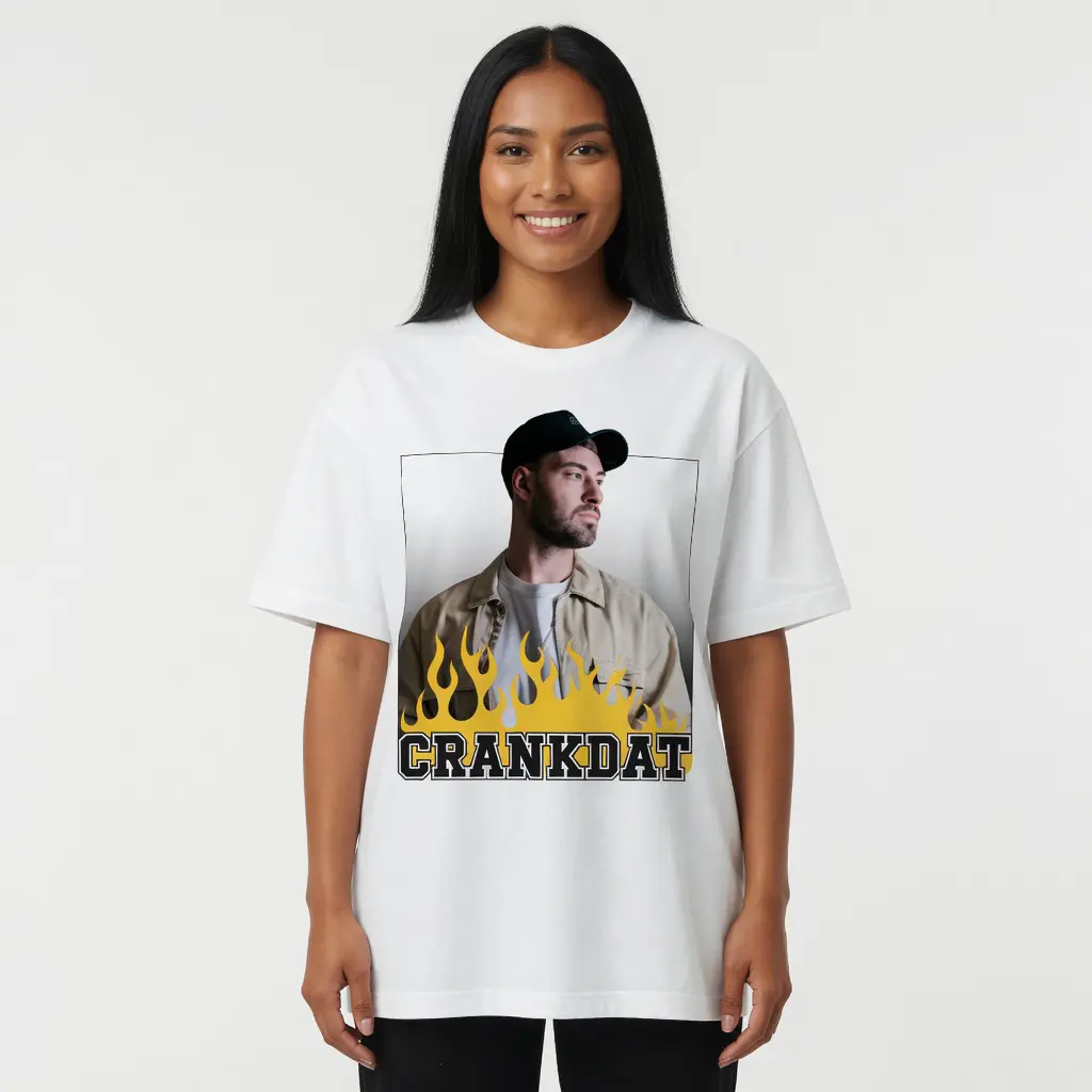 Crankdat Shirt, EDM Rave Festival T-Shirt, Dubstep Bass Music Tee, DJ Concert Graphic, Streetwear Fan Merch