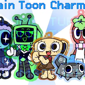 IN STOCK!! - Dandys World Main Character Keychains!