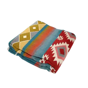 Glacier Alpaca Wool Blanket