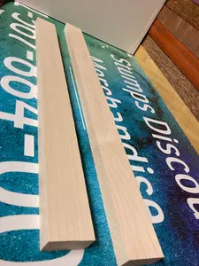 Single Hard Maple Cutting Board Blanks Kiln Dried Wood Lumber for DIY Enthusiasts & Woodworkers 3/4"x1.75" Sizes 6" 12" 18" 24" 30" Premium Material Ideal for Woodworking Projects