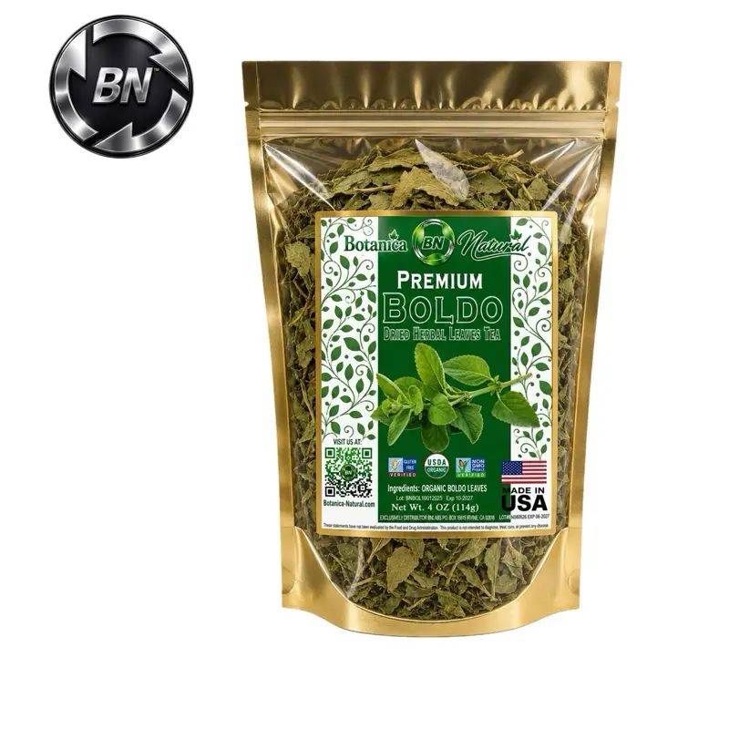 BN Boldo 4 oz Premium Loose Leaf Wild Crafted Natural Herb Tea Beverage Flavor Herbal 100% Hand Picked Quality Product