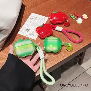 1 piece of electroplated Apple earphone case,Cute wireless Bluetooth earphone case, drop resistant, durable, Protection, stylish and Aesthetic accessory, suitable for AirPods pro3/1/2/3/4/pro/pro2(Different models may have different shapes)