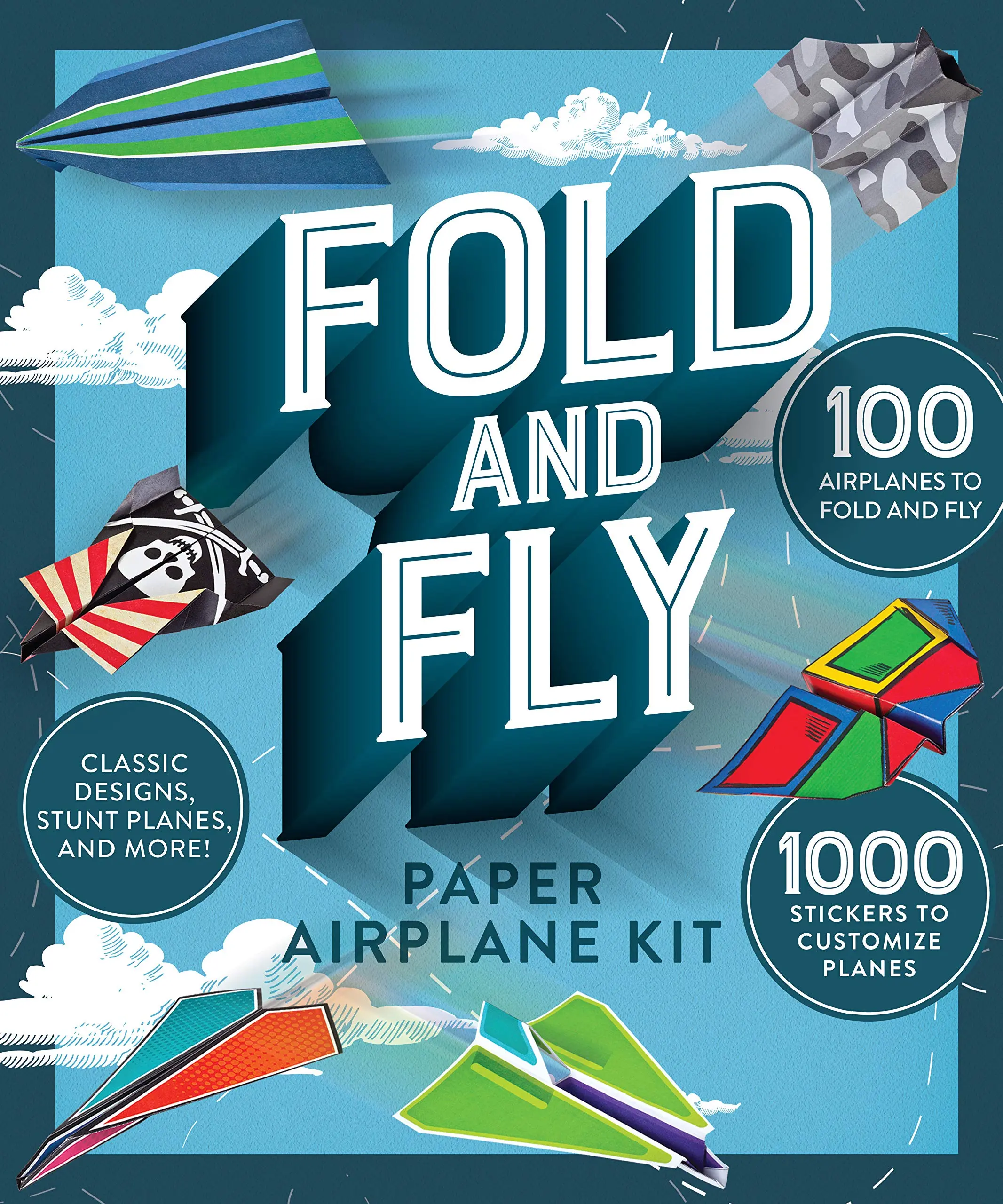 Fold and Fly Paper Airplane Kit -- Publications International Ltd - Hardcover
