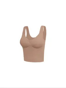 Women's No Wire Fitted Knit Basic Vest Top for Daily Wear, Comfortable, Soft and Stylish Sleeveless Tank for Casual, Ideal for Everyday Use