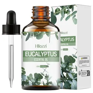 1pc 60ML Eucalyptus Essential Oil Aromatherapy for Diffusers, Humidifiers, Home, Living Room, Bedroom, Bathroom, Air Freshener, Stress Relief, Wellness, Gift Choice
