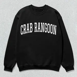 Crab Rangoon Sweatshirt Collegiate Crewneck Sweater Unisex