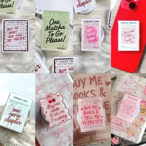 Romance Kindle Grip Pink Heart Bookish Kindle Grip Magsafe, Horror Movie magsafe Popsocket Series,[Gift Ring Magnet] Grip for iPhone MagSafe Cases Book Kindle Grip Cute