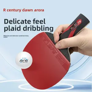 Six-Star Table Tennis Racket Set, High Elasticity Rubber, Beginner Training Kit, Includes 3 Stars Balls & Original Case