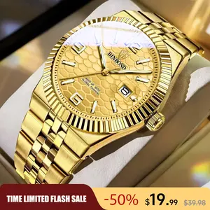 Men's Business Fashion Simulated Quartz Wristwatch with Diamond Accents Three-Dimensional Linear Grid Texture Luminous Display Date Function Water-Resistant Elegant Gift Box