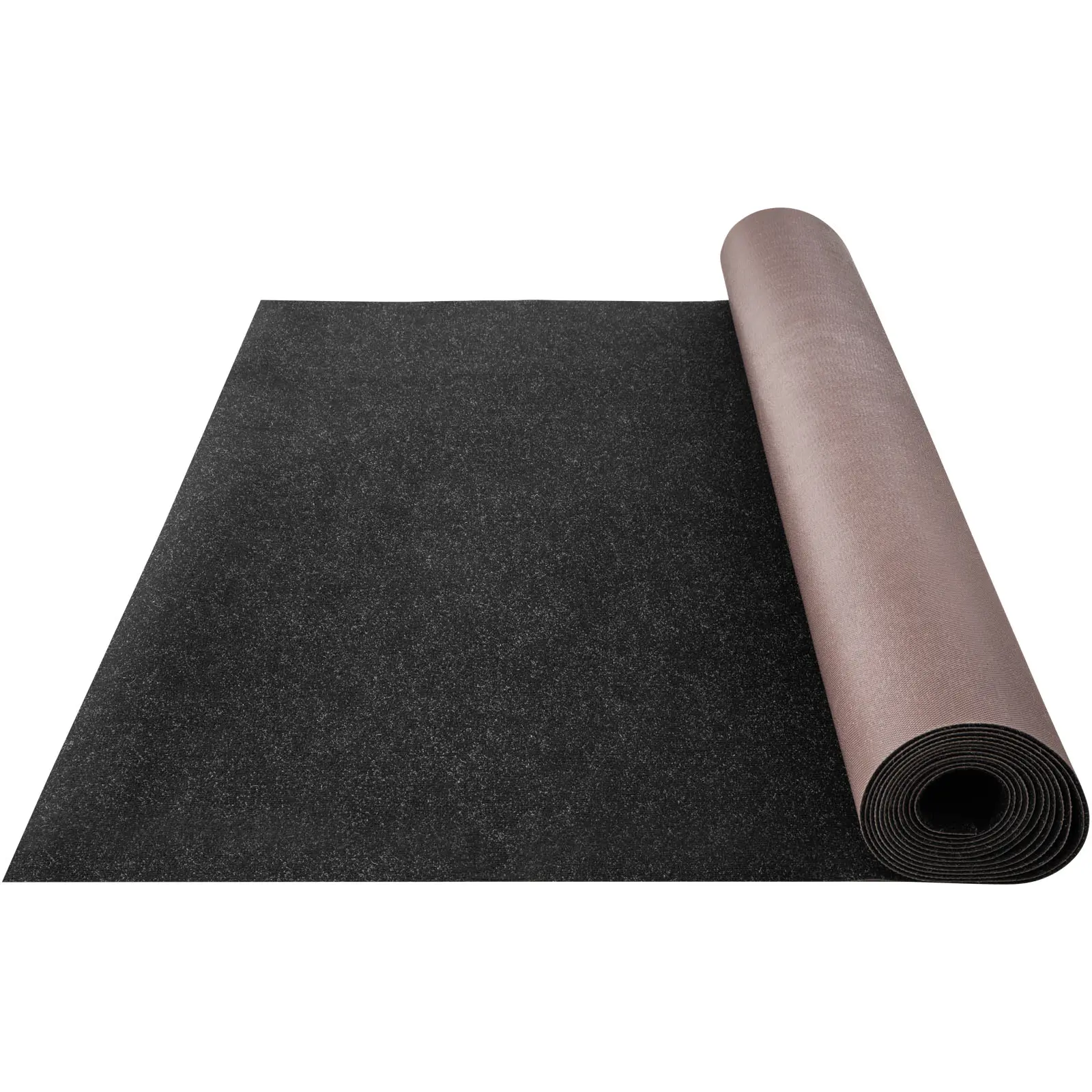【Summerfinds】VEVOR Marine Carpet,6 x 18 ft Boat CarpetingCharcoal Black Marine Grade Boat CarpetIndoor/Outdoor Marine Carpeting with Water-proof TPR BackingWater-proof Carpet Roll for HomePatioPorchDe