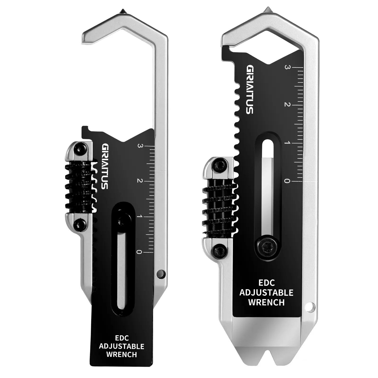 9-in-1 Small Multi-Function Adjustable Wrench, 2.46oz EDC Hand Tool with Mini Pry Bar, Keychain, Caliper, Measuring Ruler, Glass Breaker – Ideal for Father’s Day, Thanksgiving, Christmas Day, Birthdays