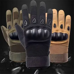 Indestructible Hard Shell Knuckle Protection Tactical Gloves, Crush-Resistant Impact-Proof Touchscreen Anti-Slip Gloves for Men Women, for Tactical Training, Motorcycle Riding, Motorbike & Heavy-Duty Use