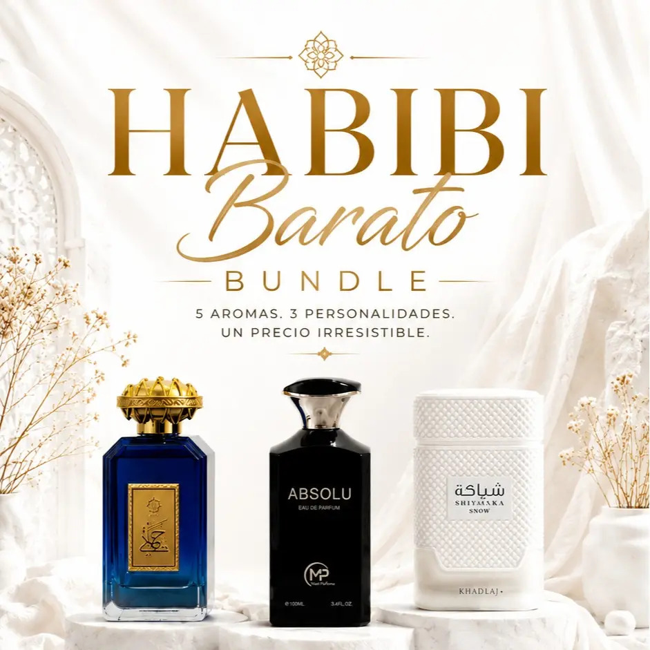 Habibi Bundle | Abyat Hayati + Mast Perfume Absolu + Shiyaaka Snow | Unisex Fragrance | 100 ML - 3.4 | Eau De Parfum | Bergamot-Black Pepper, and Pink Pepper