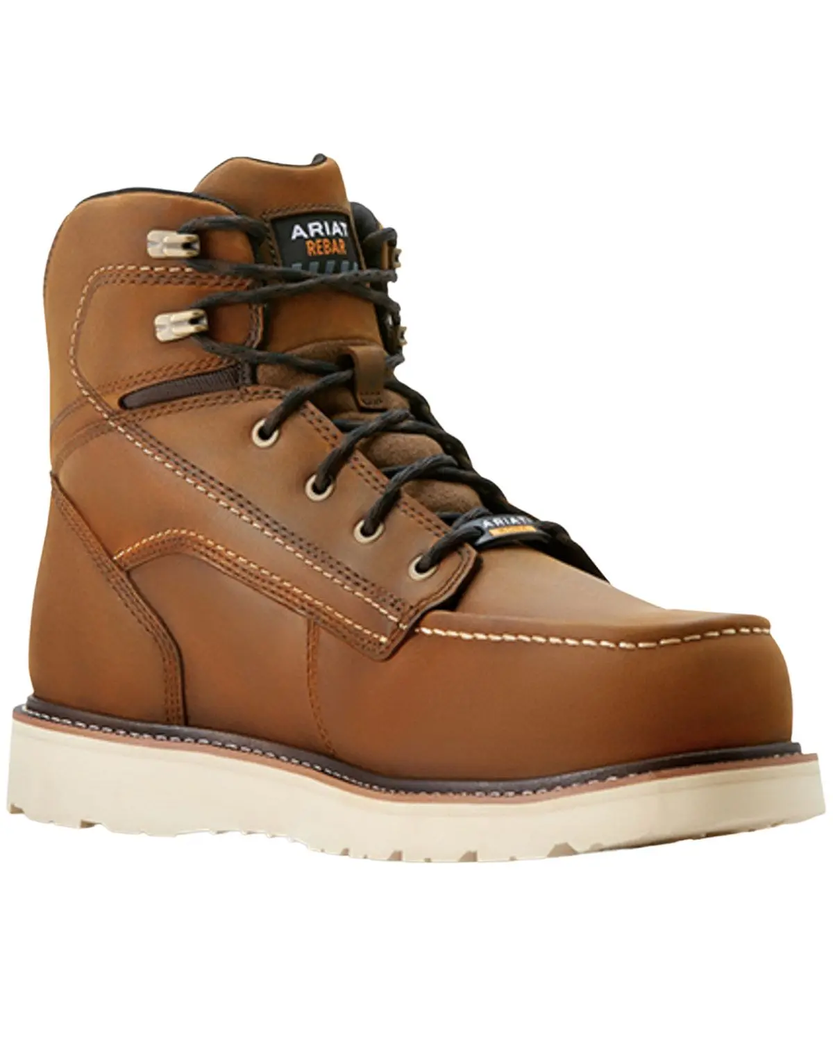 Ariat Men's Men'S 6" Wedge Rebar Waterproof Moc Work Boot Composite - 10053615