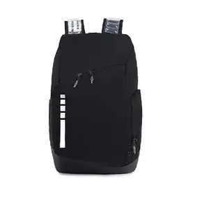Men’s outdoor sports air-cushion backpack—large-capacity business travel, leisure, and notebook hiking backpack with water bottles; durable and fashionable.