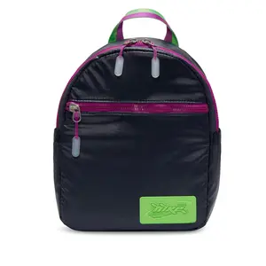 Nike Sportswear Futura 365 Minimochila Backpack with Green Accents, Adjustable Strap, and Zippered Compartment