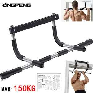 Door Pull Barbell, Multi-Grip Strength Training, Portable Home Gym Equipment, Ideal for Family Fitness Exercises, Home Workout Equipment,At Home Gym Equipment