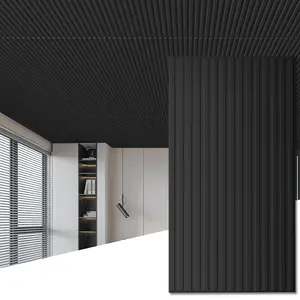 Art3d 12-Pack 24x48in Modern Drop Ceiling Tiles PVC Wall Panels for Living Room or Office Interiors, Easy Installation Dramatic Transformation