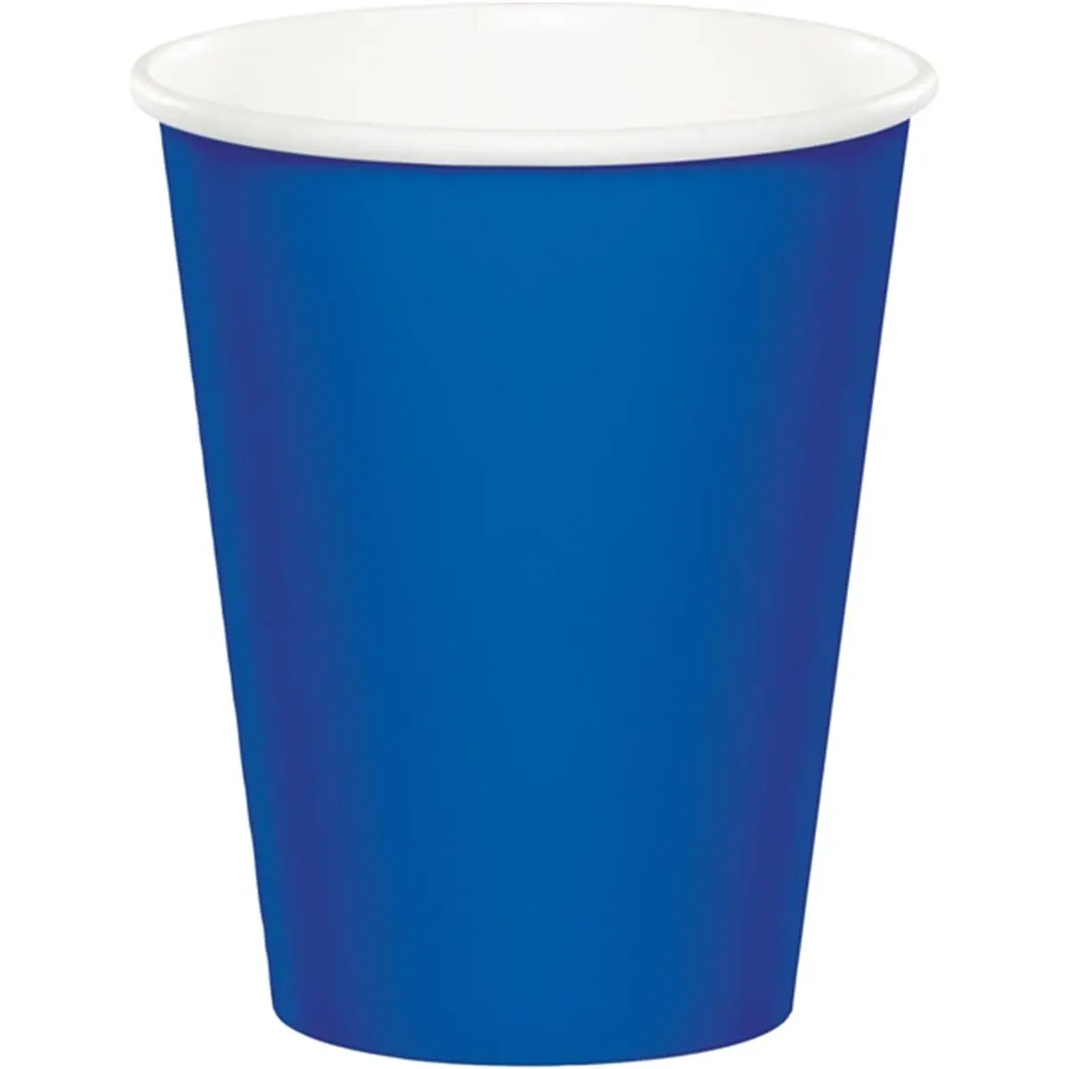 Hoffmaster Group 317377 9 oz Cobalt Hot & Cold Cups, Pack of 12 - 8 per Pack