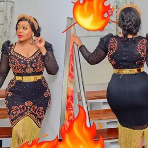 Black Beautiful Turkish Dress for Women - Casual Wear - Womenswear