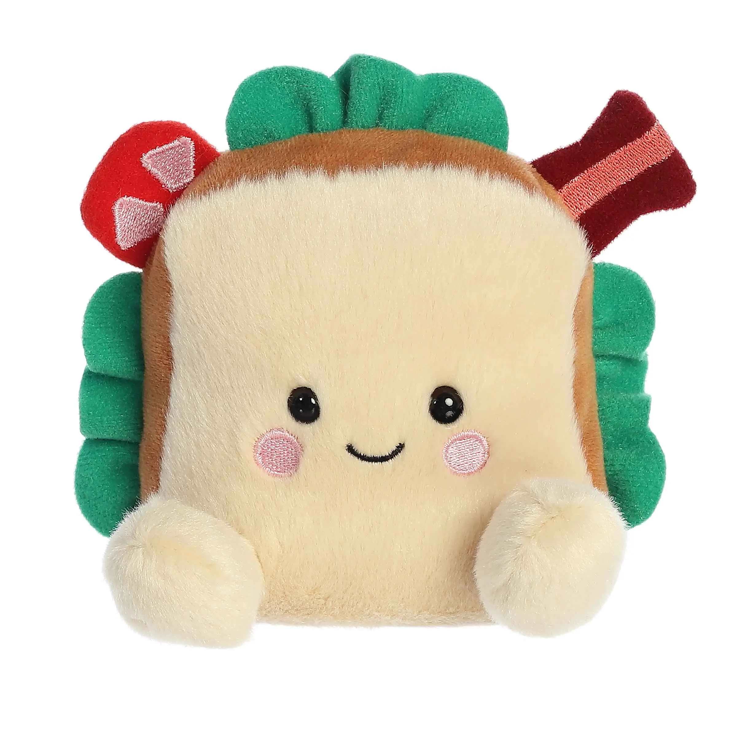Palm Pals Adorable Tomas Blt 5 inch Brown Mini Soft Plush Collectable Stuffed Animal